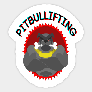 Pitbull Mama Love Pitbull Sticker